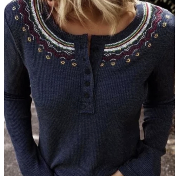 💜 New Adorable Embroidered Waffle Top - Picture 2 of 5